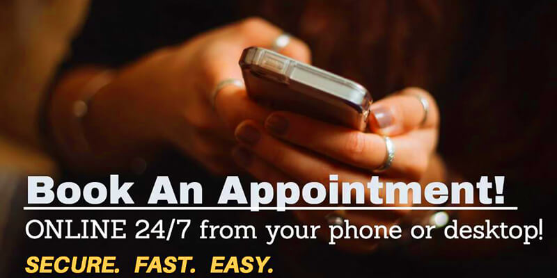 Book an appointment online